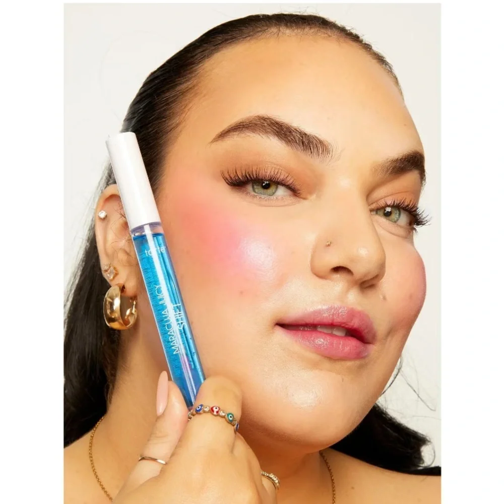 Tarte Marajuca Juicy Lip & Cheek Shift – Blueberry / pH-powered, Vegan / NIB
